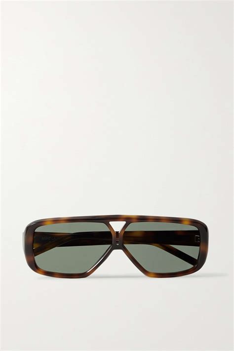 ysl sunglasses white|saint laurent flat top sunglasses.